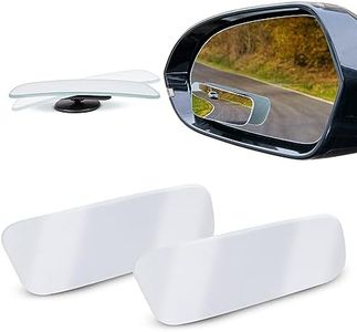 True Line Automotive 2 Pack Blind Spot Car Mirror - Frameless Car Blind Spot Mirror with Adjustable 360° View - Car Mirror Blindspot Mirror, Universal Fit, Wide Angle, Blindspot Mirror for Car