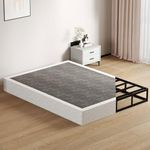 SHOANED Metal Box Spring Full Size - 9 Inch High Profile Heavy Duty Black Bed Base Non Slip Mattress Foundation Box Springs for Full Bed, Easy Assembly, No Noise