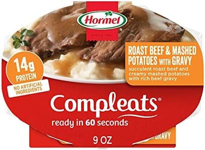 HORMEL COMPLEATS Roast Beef & Mashed Potatoes With Gravy Microwave Tray, 9 Ounce (Pack of 6)