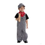 Spooktacular Creations Kids Train Engineer Costume, Unisex Railroad Train Engineer Costume for Kids Boys Halloween Dress Up, Role Playing (Toddler, 3 – 4 yrs)