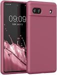 kwmobile Case Compatible with Google Pixel 6a Case - TPU Silicone Phone Cover with Soft Finish - Orchid Violet