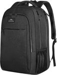MATEIN Travel Laptop Backpack, Work Bag Lightweight Laptop Bag, Rucksack for Men Work, Anti Theft Business Backpack, Water Resistant School Rucksack Gift for Men and Women, Fits 17.3 Inch, Black