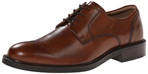 Johnston & Murphy Men's Tabor Plain Toe Oxford, Brown, 9.5 M US