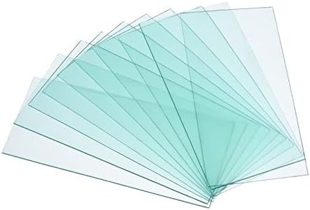 PATIKIL 4.25 x 2 Inch Welding Protection Lens, 20 Pack Transparent Protective Replacement Right Angle for Solar, Clear