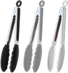 HINMAY 9-Inch Kitchen Cooking Tongs