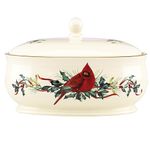 Lenox Winter Greetings Covered Casserole Dish, Multicolor