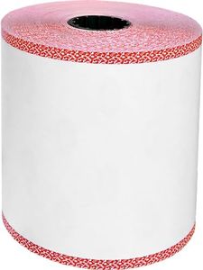 LINGLONG 3 1/8” X 200’ Red Thermal Paper for Receipts - 18 Rolls Compatible with Wide Range of POS Systems for Small Business – Use as Receipt Paper, Cash Registers Printer, ATM Machine