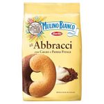 2X Mulino Bianco Abbracci Biscuits 350g Italian shortbread Cookies Cocoa & Cream