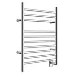 HEATGENE Towel Warmer Wall-Mounted Hardwired Heated Towel Rack Hot Towel Bar Brushed Polish