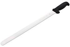 Mundial 5627-14E 14-Inch Serrated Edge Slicing Knife, Black