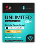 EE 5G Unlimited Data Sim Card - Preloaded each month until 8th MARCH 2026 - No Contract & One-off payment - Business-Grade Data Perfect for Wifi Routers, Tablets & Phones.