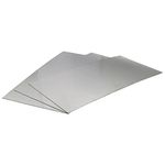 1mm 304 Stainless Steel Sheet Metal Plate Panel | 250 x 500mm (25cm x 50cm) Sheet