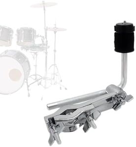 CashBeat Cymbal Stand Clamp with Boom Arm, Drum Set Extension Mount for Percussion Instruments, Sturdy Drum Hardware Accessory