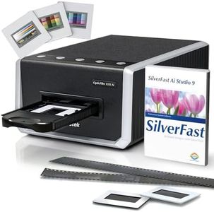 Plustek OpticFilm 135i Ai - Pro-Quality Film & Slide Scanner with All New Aspheric Lens System, Bundle SilverFast Ai Studio 9 + Advanced IT8 Calibration Target (3 Slide)