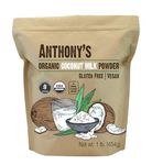Anthony's Organic Coconut Milk Powder, Gluten Free, Vegan & Dairy Free, 454 Grams