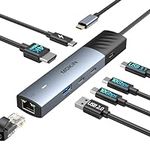 MOKiN 10Gbps USB C Hub Ethernet, 7 