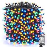 Toodour Christmas Lights Outdoor, 338ft 1000 LED Super Long Christmas String Lights, 8 Modes, Timer, Waterproof Christmas Fairy Twinkle Lights for Xmas Decors - Multicolor