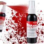 Mysense Fake Blood Makeup Spray 2.1Oz(60ml),Halloween Realistic Fake Blood for Clothes,Blood Splatter for Zombie Monster Vampire Clown Costume Cosplay Makeup,1PC