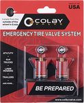 Colby Valve Emergency Tire Valves (Red)