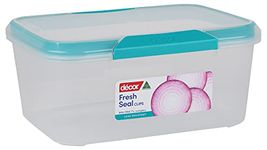 Décor Fresh Seal Clips Food Storage Container | Airtight and Leak Resistant Storage Boxes | Microwave, Freezer & Dishwasher Safe | 7L Capacity