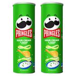 Kellogg's Pringles Sour Cream & Onion 107 Gram (Pack Of 2)