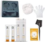 GK HAIR Global Keratin The Best Consumer Box Kit Smoothing Keratin Treatment Professional Brazilian Complex Blowout Straightening For Silky Smooth & Frizzy Hair