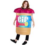 Gif Peanut Butter Jar Halloween Costume - Fun Witty Food Outfit Adult Unisex