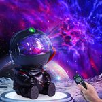 Astronaut Galaxy Projector Star Light for Adult, Astronaut Light Galaxy Star Projector Night Lights Space Starry Ceiling LED Lamp for Bedroom,Gaming Room, Home, Party with Timer Remote Control (Black)