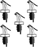 Olive Oil Spouts, Oil Vinegar Bottle Stopper Spout Leakproof Nozzle Dispenser Wine Pourer forOil, Vinegar, Olive Oil, Salad, Wine, Etc (5 Pack)