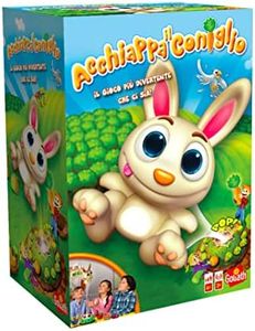 Goliath Acchiappa il Coniglio, Gioco da Tavolo per Bambini e Bambine dai 4 Anni in su, Gioco d'Azione con Coniglio e Carote, Stimola i Riflessi, Gioco per Regalo