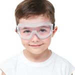 Jomixa Kids Safety Goggles, Children Safety glasses，Kids Lab Goggles Anti-fog BB Gun Protective Glasses for Kids Age 0-18 (White)