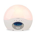 Lumie Body Clock Active 250, Dawn Simulator Alarm Clock with FM Radio, White