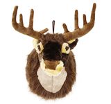 Toyland® 50cm (20") Festive Battery Operated Singing Reindeer Head - Motion Activated - Wall Mounted Christmas Plush Decorations