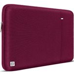 DOMISO 10 inch Tablet Laptop Sleeve Case Water-Resistant Protective Carrying Bag for 9.7"10.5" 11" iPad Pro/10.5" iPad Air/Samsung Galaxy Tab S3 S4/Lenovo Ideapad D330/Microsoft Surface Go 2018,Wine