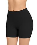 Seamless Shapewear Shorts for Women Tummy Control Knickers Shaping Underwear Slimming Boxer Shorts (#2 Black-Smooth, S)