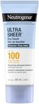 Neutrogena Ultra Sheer Dry-Touch Sunscreen Lotion, SPF 100 Broad Spectrum SPF 100 UVA/UVB Protection, Lightweight, Non-Greasy Sunscreen, Oxybenzone-Free, Antioxidant, Travel Size, 88mL