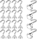 Leuik 20Pcs Magnetic Hooks Heavy Du