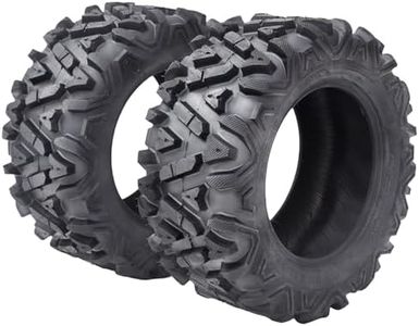 Set of 2 Garvee ATV Trail Tires 26x11-14/6 PR Knobby Sport Tires, Tubeless, AT26x11-14-6PR TL KNIGHT