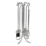 PILGRIM HOME AND HEARTH Pilgrim 18092 Home and Hearth Newport Fireplace Tool Set, Stainless Steel