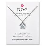 Glow in the Dark Blue Necklaces for Women Silver Dog Paw Print Necklace Choker for Women Men Puppy Dog Lovers Necklace Gifts for Women Girls Adjcatable Best Friend Pendant Dog Friendship Necklaces