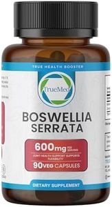 TRUEMED Boswellia Serrata 600mg 65 Boswellic Acid Extract Supports Joint Comfort, Flexibility & Mobility Natural Herbal Wellness Supplement Vegan, Non-GMO, Gluten-Free 90 Veg Capsules.