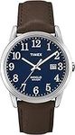 Timex Easy Reader Men's 38mm Brown Leather Strap Date Window Quartz Watch TW2P75900