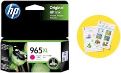 HP 965XL Genuine Original High Yield Magenta Ink Printer Cartridge works with HP OfficeJet Pro 9010 All-in-One Printer series, HP OfficeJet Pro 9020 All-in-One Printer series - (3JA82AA)