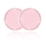 Allure Auto® (Pink) Car Cup Holder Coaster, 2 Pack Universal Auto Anti Slip Cup Holder Insert Coaster, Bling Crystal Rhinestone Car Interior Accessories Compatible with Volkswagen GTI