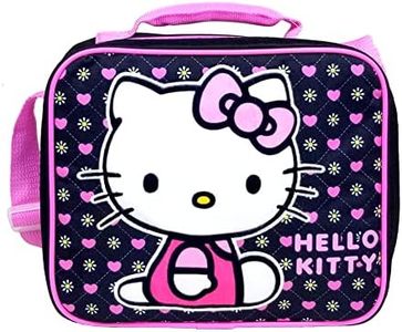 Fast Forward Hello Kitty Lunch Bag, Black, Medium (C6CO06)