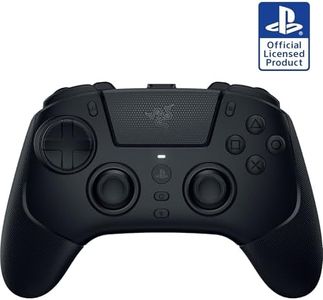 Razer Raiju V3 Pro Wireless Controller: Officially licensed for PlayStation, PS5, PC - Lag-free Esports Grade Performance - 6 Remappable Buttons - Customizable TMR Thumbsticks - Fast Triggers - Black