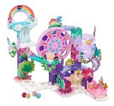 VTech Marble Rush Petal Power, Construction Set for Kids, 96 Building Pieces & 6 Marbles, Interactive Flower Themed Marble Run, Imaginative Play, Suitable For 4, 5, 6+ Years, English Version