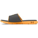 Under Armour Men's Ignite Pro Slide Sandal, (104) Castlerock/Nova Orange/Nova Orange, 10