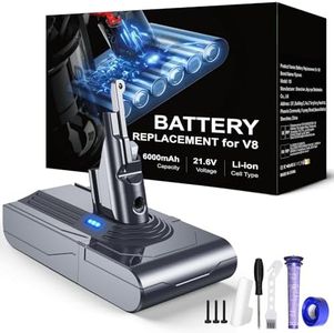 6000mAh Batería para Dyson V8 Absolute V8 Animal V8 Fluffy V8 Motorhead SV10