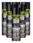 U-POL Raptor 1K Truck Bed Coating Aerosols - Black - 6 Pack